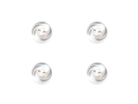 Translucent Swirl Effect Buttons - Clear - 288