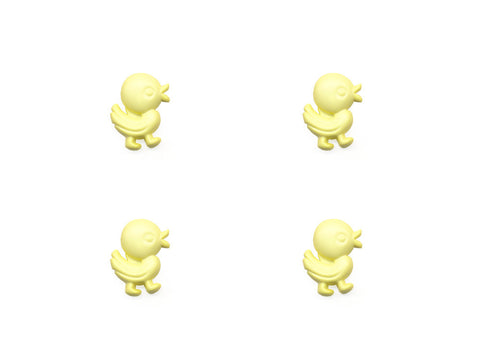 Duck Shaped Buttons - Yellow - 334