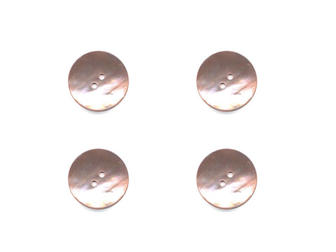 Round Shell Buttons - Pink - 369