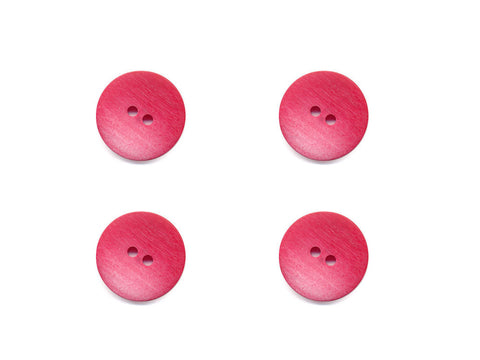 Wood Effect Buttons - Pink - 384