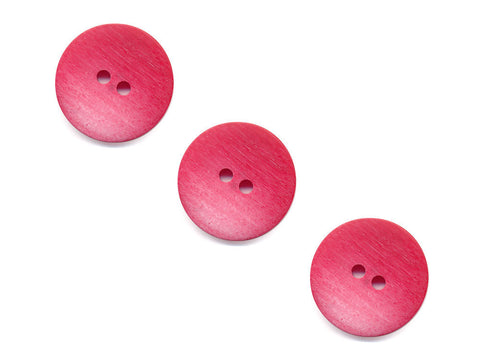 Wood Effect Buttons - Pink - 385