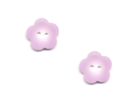 Flower Buttons - Purple - 418
