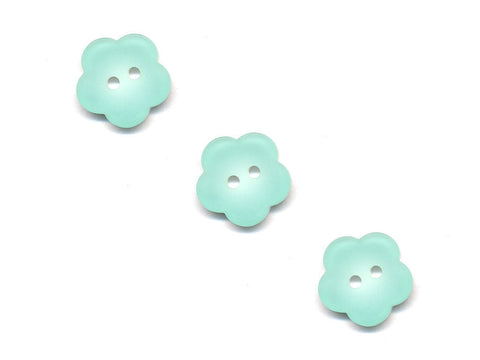 Flower Buttons - Green - 501