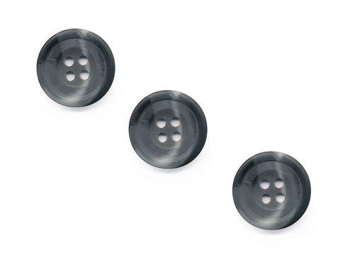 Round Shell Effect Buttons - Grey - 541
