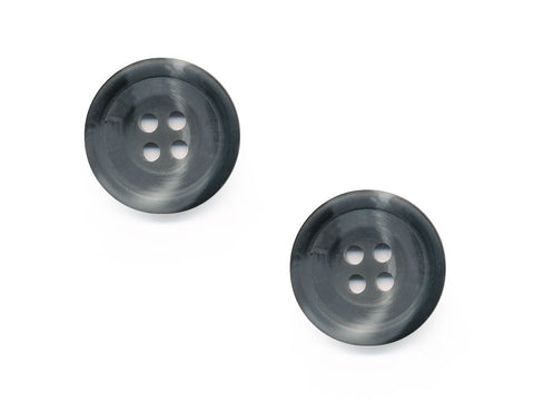 Round Shell Effect Buttons - Grey - 542