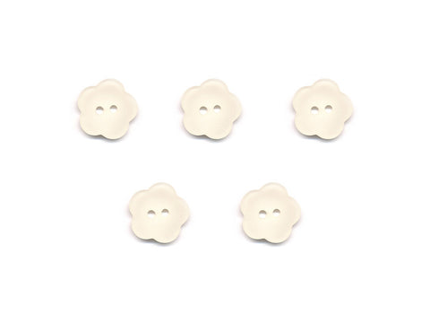 Flower Buttons - Cream - 879