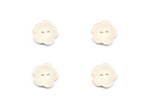 Flower Buttons - Cream - 880