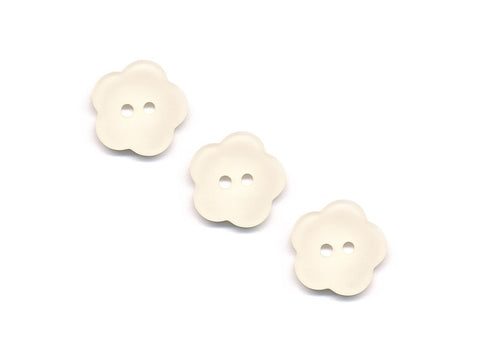 Flower Buttons - Cream - 881