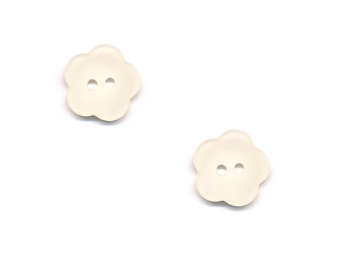 Flower Buttons - Cream - 882