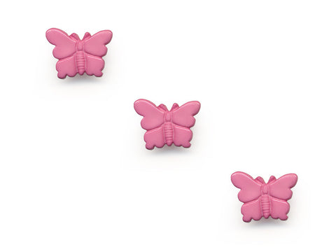 Butterfly Shaped Buttons - Pink - 957