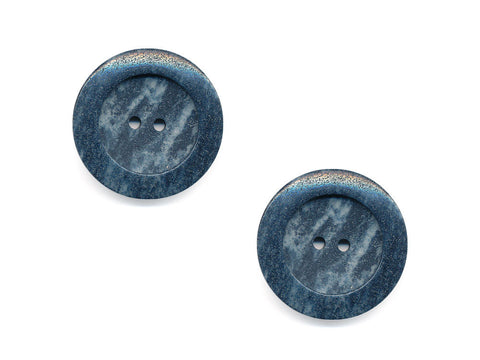 Round Stone Effect Buttons - Grey - 962