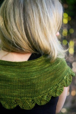 Cedar Leaf Shawlette by Never Not Knitting
