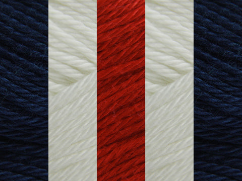 Sirdar Cotton DK Colour Pack - Red, White, Blue