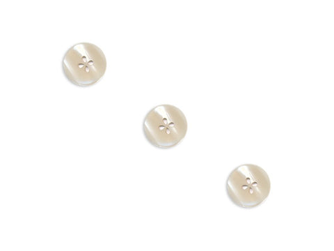 Round with Petal Holes - Cream - 40L
