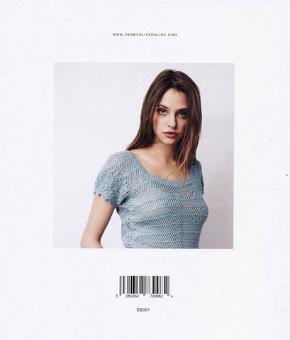 Sideways Knitted Sweater in Debbie Bliss Rialto Lace (DB007)