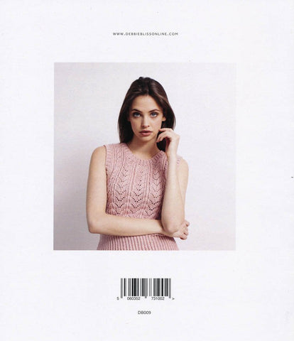 Lace and Twist Tank in Debbie Bliss Luxury Silk DK (DB009)