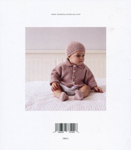 Crochet Jacket, Beanie and Shoes in Debbie Bliss Rialto 4 Ply (DB011)