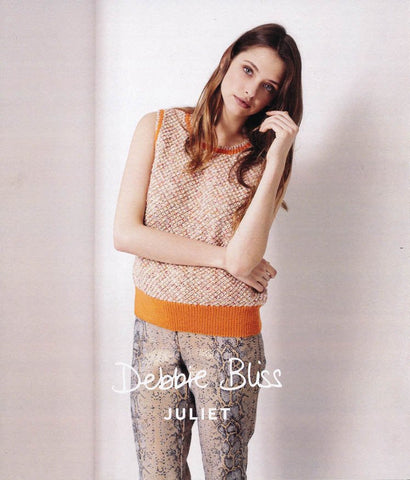 Star Stitch Top in Debbie Bliss Juliet and Rialto 4 Ply (DB022)