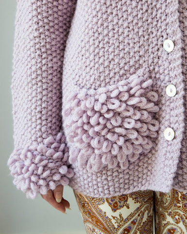 Loop Stitch Jacket in Debbie Bliss Paloma (DB039)