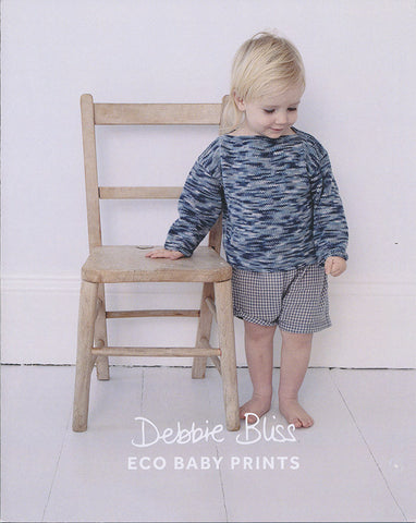 Easy Knits for Beginners in Debbie Bliss Eco Baby Prints (DB065)