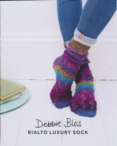 Bobble Lace Socks in Debbie Bliss Rialto Luxury Sock (DB079)