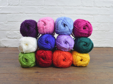 Deramores Studio DK Classic Rainbow Colour Pack