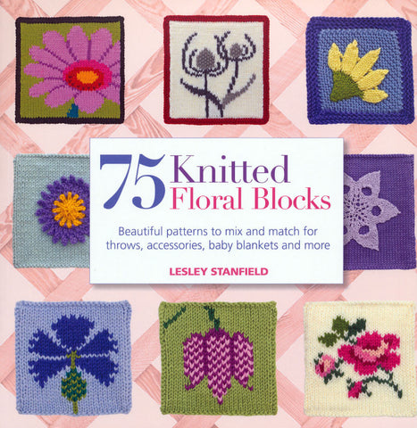 75 Knitted Floral Blocks