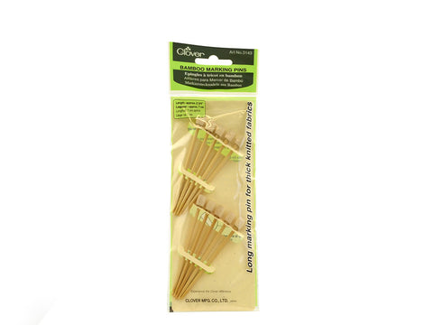 Clover Bamboo Marking Pins