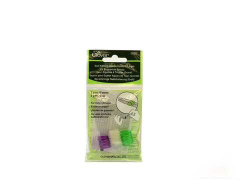 Clover Coil Knitting Needle Holders - Large