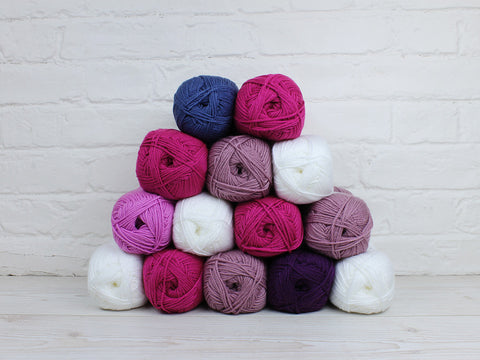Deramores Studio DK - Rose of Avalon Vintage Blanket Colour Pack
