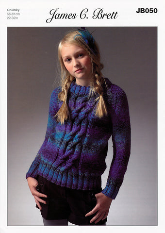 Sweater in James C. Brett Marble Chunky (JB050)