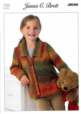 Jacket in James C. Brett Marble Chunky (JB086)