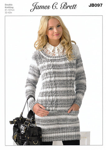 Sweater in James C. Brett Marble DK (JB097)