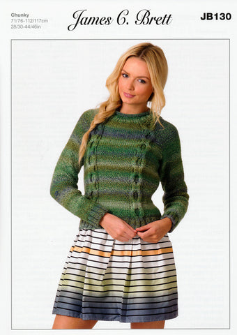 Sweater in James C. Brett Marble Chunky (JB130)