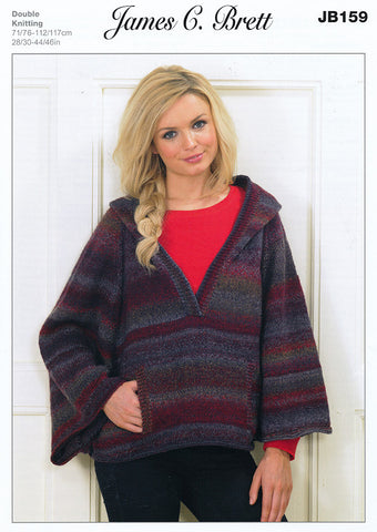 Cape in James C. Brett Marble DK (JB159)