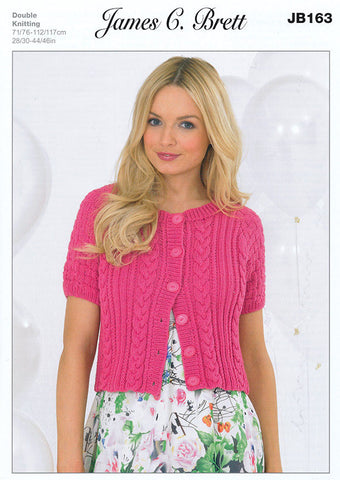 Cardigan in James C. Brett Cotton On DK (JB163)