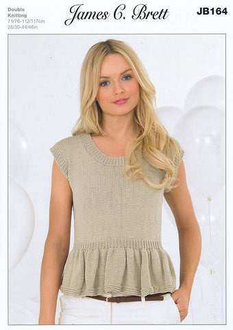 Tops in James C. Brett Cotton On DK (JB164)