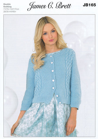 Cardigan in James C. Brett Cotton On DK (JB165)