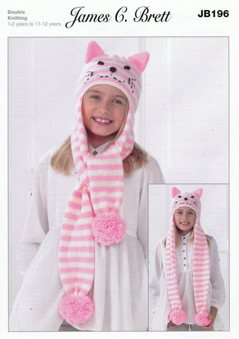 Hats in James C Brett Top Value DK and Toy Ball DK (JB196)