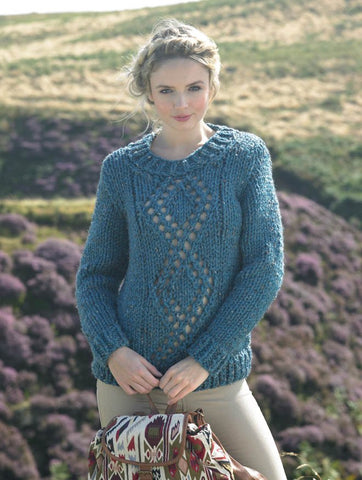 Sweater in James C. Brett Rustic Mega Chunky (JB275)