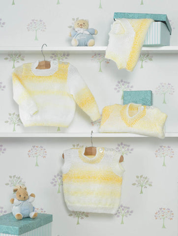 Sweaters and Slipovers in James C. Brett Baby Marble DK (JB284)