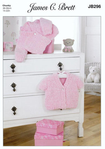 Cardigans in James C. Brett Icicle Chunky (JB296)