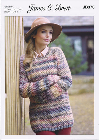 Sweater in James C. Brett Marble Chunky (JB370)