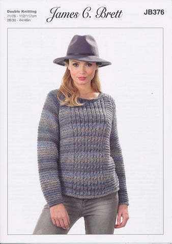 Sweater in James C. Brett Marble DK (JB376)
