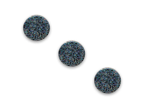 Round Glitter Effect Buttons - 116