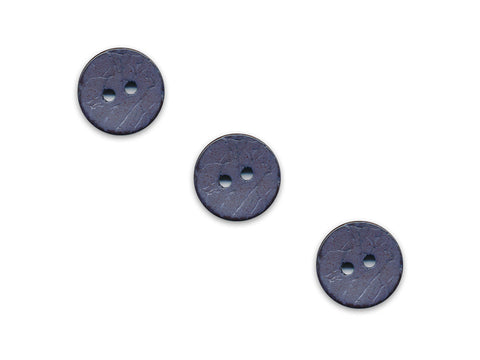 Round Shell Effect Buttons - Blue - 119