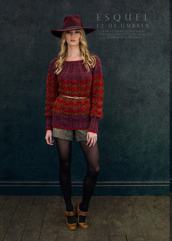 Umbria Sweaters in Louisa Harding Esquel (L2-03)