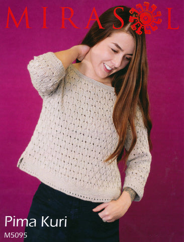 Textured Sweater in Mirasol Pima Kuri (M5095)