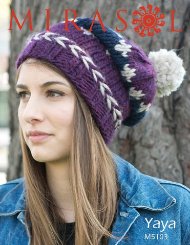 Slouchy Nordic Hat in Mirasol Yaya (M5103)
