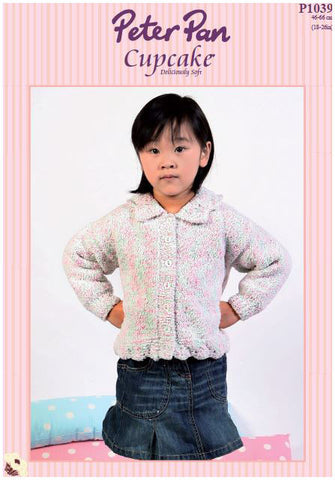 Cardigan with Lace Edgings (P1039) Digital Version